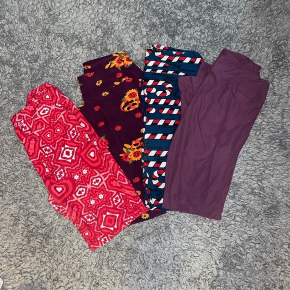 LulaRoe leggings 4 pairs